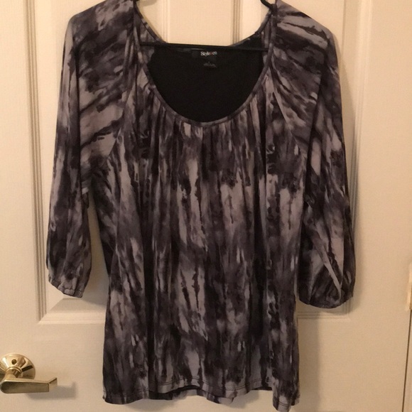 Style & Co. Tops - Style & co. 3/4 sleeve Coop Neck Top